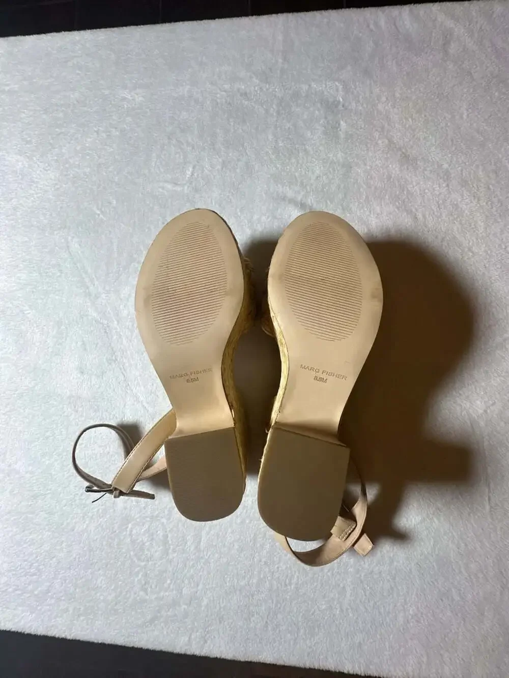 Marc Fisher Steele Jute Platform Sandals